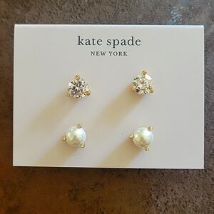 Kate Spade Rise and Shine earring collection. Post earrings. NWT